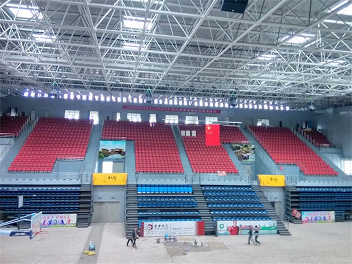 侯马电厂体育馆网架加工